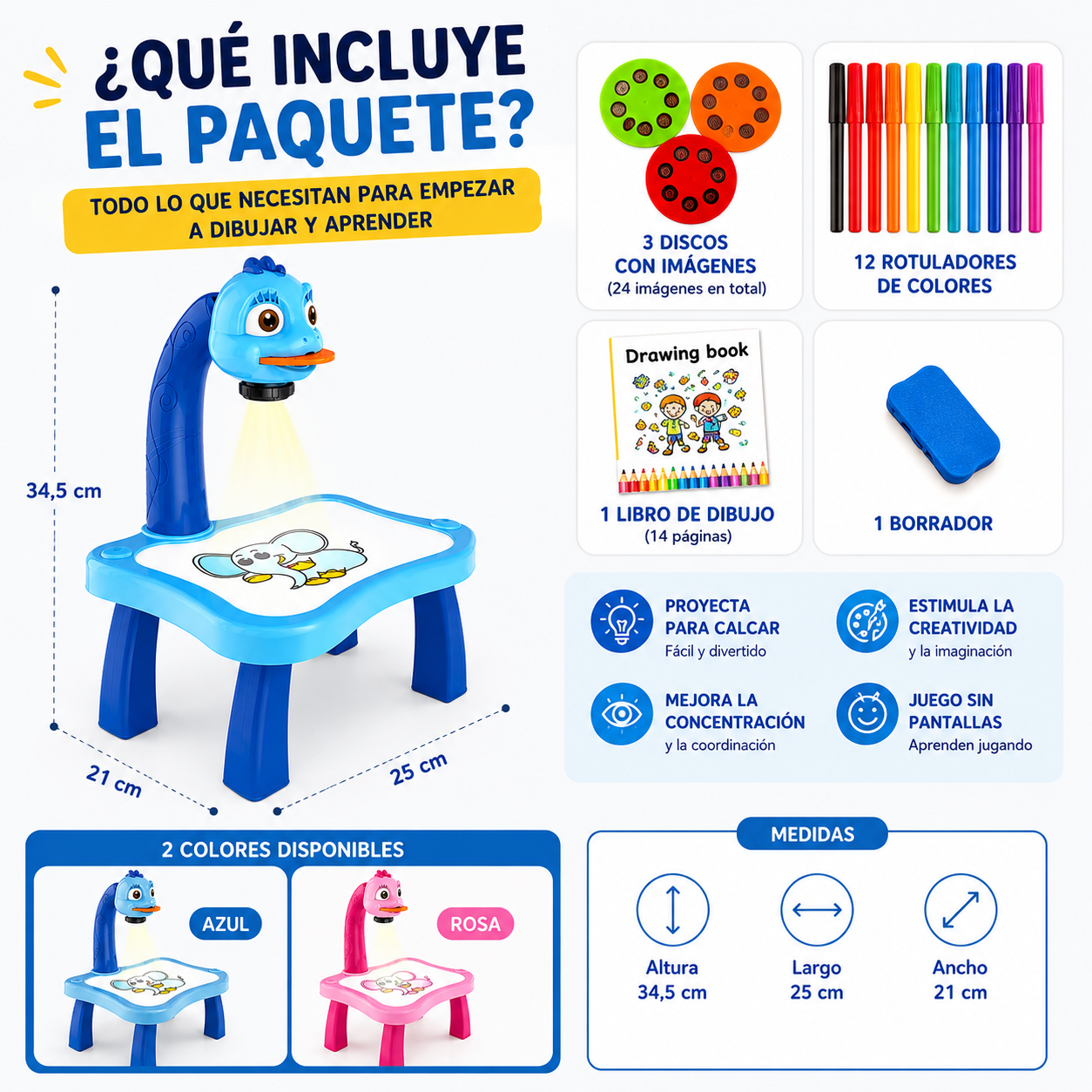 Mesa Creativa Infantil™