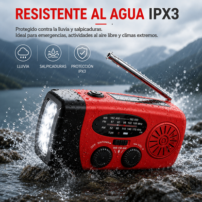 Radio de Emergencia Solar Portátil™