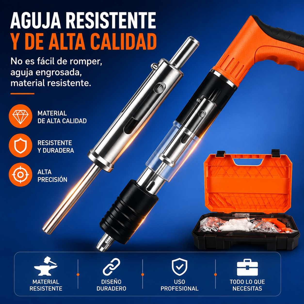 Kit Pistola de Clavos Portátil